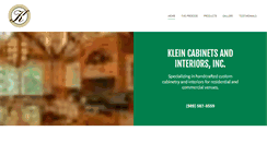 Desktop Screenshot of kleincabinets.com